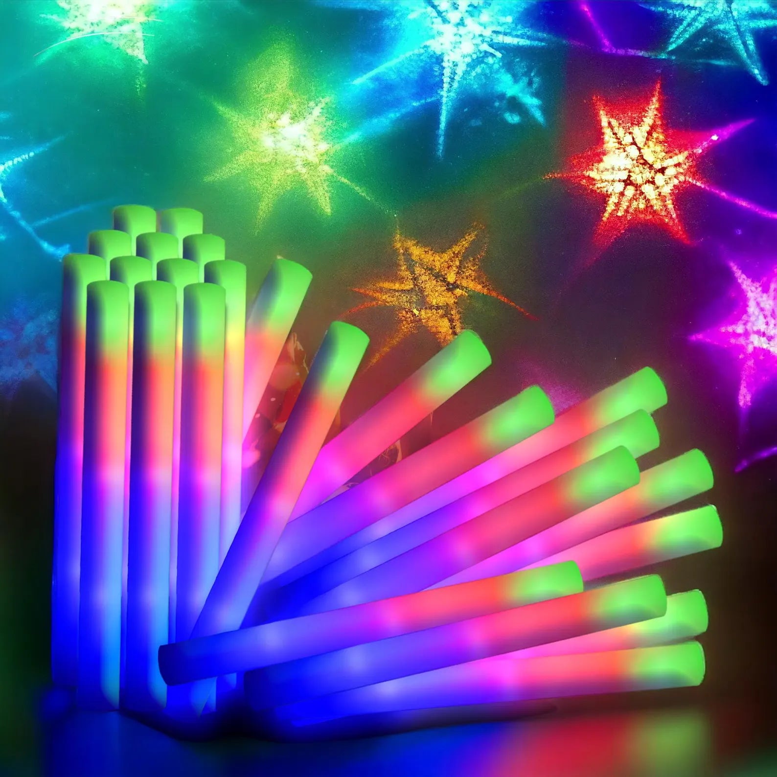 Customized Foam Glow Sticks Wedding Favors 120 Pack – Light Up Party Supplies, LED Glow Sticks Personalized Light Up Foam Sticks, Custom Text (Copy)